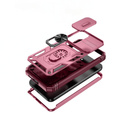 Case for Samsung Galaxy S23 FE, CamShield Slide, pink / red