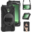 Armored Case for Samsung Galaxy Tab Active 3 T570 / 5 X306B, protective 360 with stylus slot, black