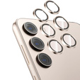 2x ERBORD tempered glass for camera to Samsung Galaxy S24+ Plus, gold