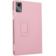 Case for Lenovo Tab M11, bi-fold, with flap, pink
