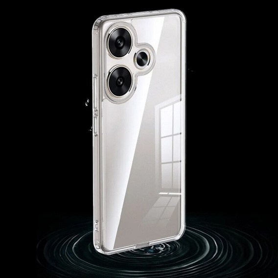 Case for Xiaomi Poco F6, Fusion Hybrid, transparent