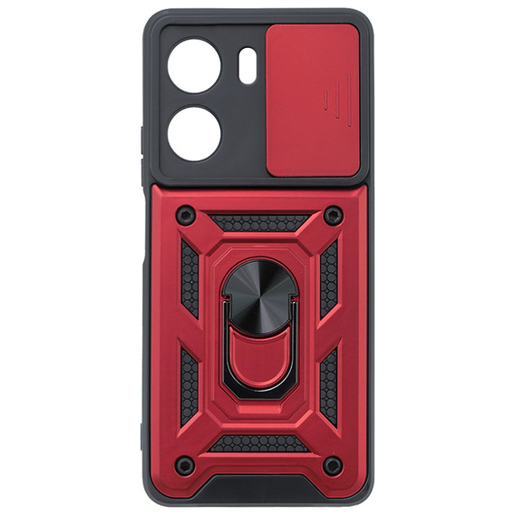 Case for Xiaomi Redmi 13C / Poco C65, CamShield Slide, red