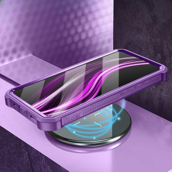 Armored case for Samsung Galaxy S20 FE, Dexnor Full Body, purple