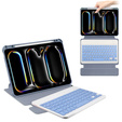 Keyboard case for iPad Pro 11" 2024 (5 gen.), Rotary 360° Leather, purple