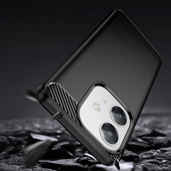 Case for Oppo A40 / Oppo A40m, Carbon, black