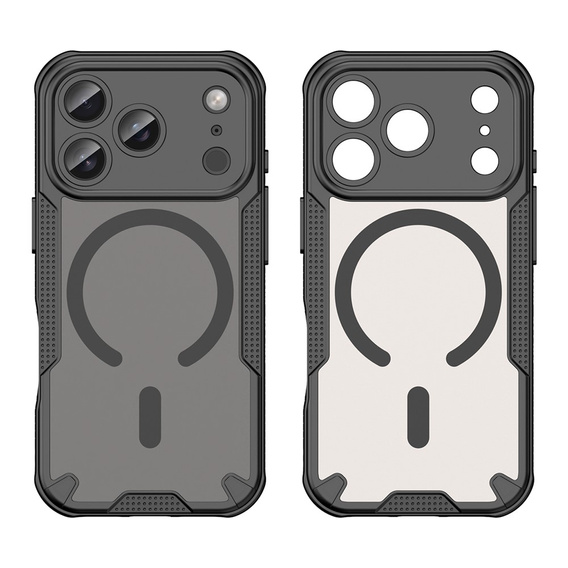 Case for iPhone 17 Pro, for MagSafe, armoured, black