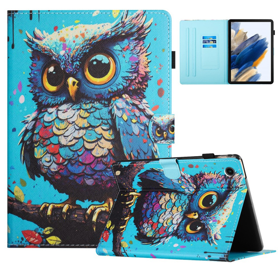 Case for Samsung Galaxy Tab A9 X110 / X115, owl