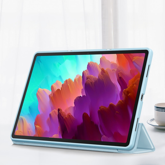 Case for Lenovo Tab P12, Smartcase with stylus space, blue
