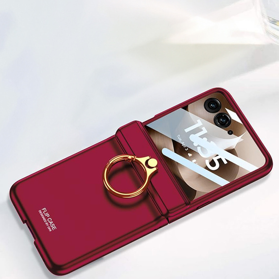 Case with stand and hinge protection for Motorola Razr 60 Ultra 5G