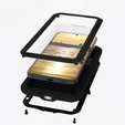 Love Mei Case for Xiaomi 13, armored with glass, black