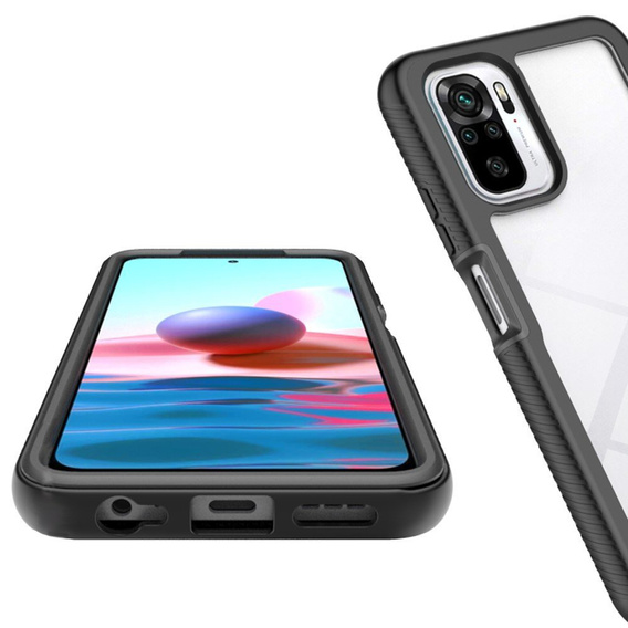 Case for Xiaomi Redmi Note 10 / 10S, Shockproof, with film, blue