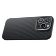 BENKS Kevlar Case for iPhone 16 Pro Max, for MagSafe, Carbon Fiber, black