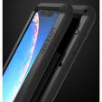 Love Mei Case for iPhone 11, armored with glass, black