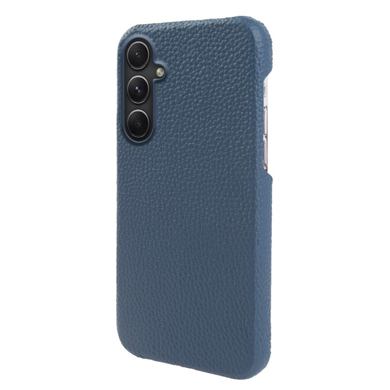Leather case for Samsung Galaxy A54, Genuine Leather, blue