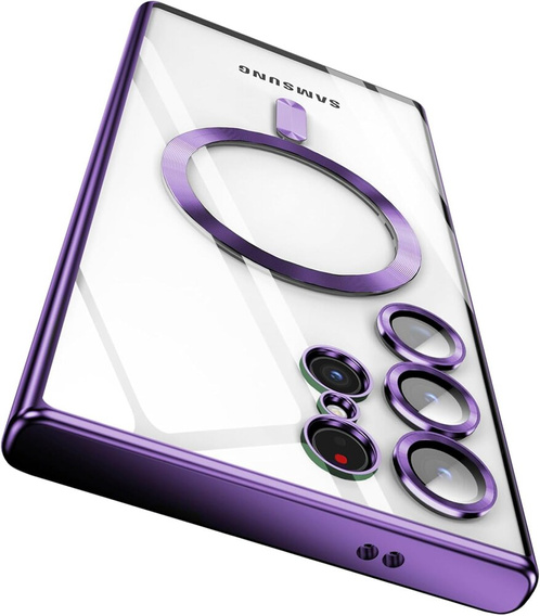 Case for Samsung Galaxy S23 Ultra, MagSafe Hybrid, purple