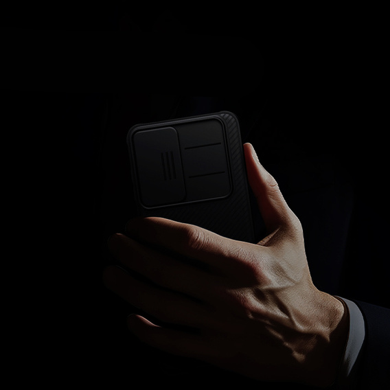 NILLKIN Camshield Pro case with camera cover for Samsung Galaxy A26 5G, black