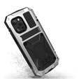 Case for iPhone 13 Mini, R-JUST, armoured, silver