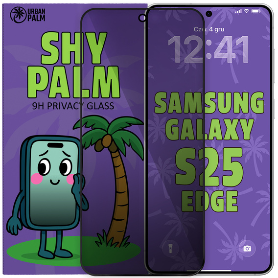 Shy Palm Privacy Tempered Glass for Samsung Galaxy S25 Edge
