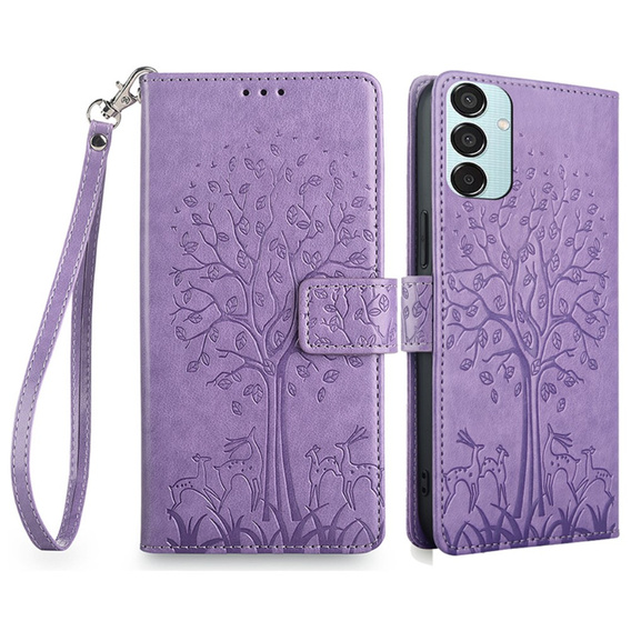 Flip case for Samsung Galaxy M15 5G, Tree, purple