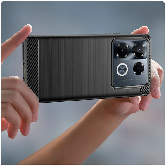 Case for Infinix Note 40 Pro Plus, Carbon, black