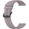 Silicone strap 20mm, Violet/Black Buckle