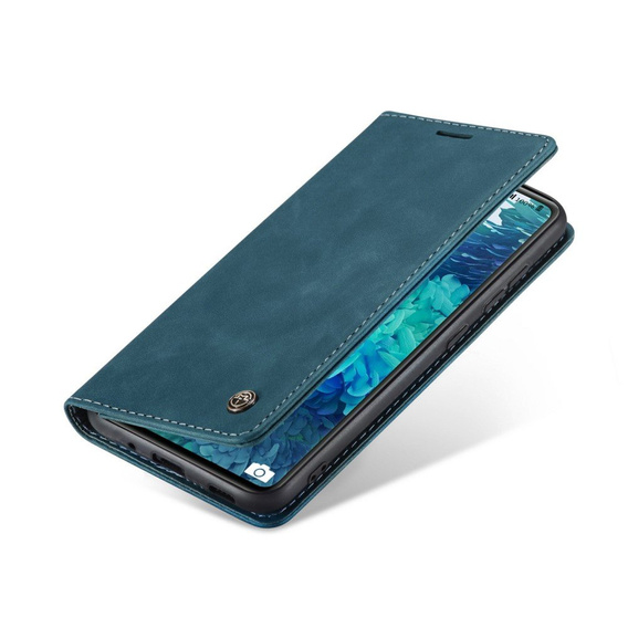 CASEME case for Samsung Galaxy S20 FE, Leather Wallet Case, green
