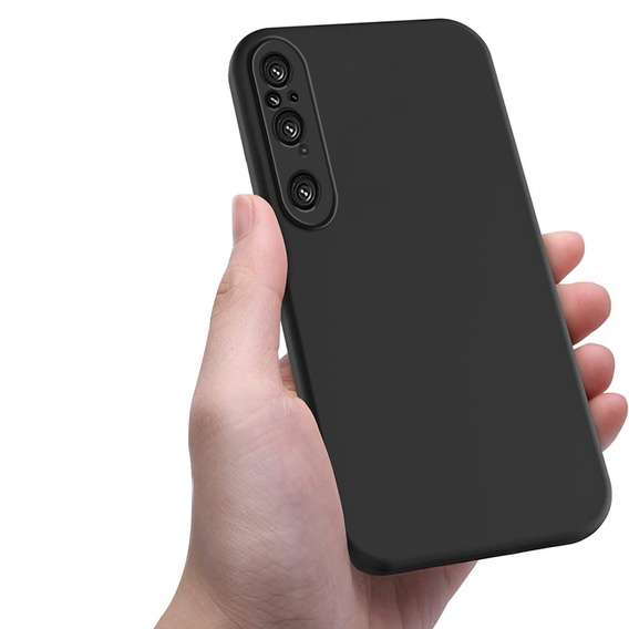 Case for Sony Xperia 1 V, Silicone Lite, black