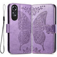 Flip case for Oppo A60, Butterfly, purple