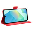 Flip case for Samsung Galaxy A16, Card Slot, red