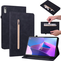 Case for Lenovo Tab P11 Gen 2, Wallet Pen Slot, black