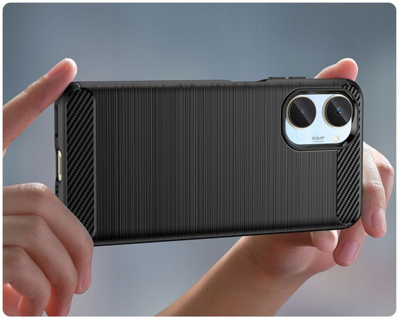 Case for Realme 10 4G, Carbon, black