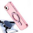 Case for iPhone 16e, Glittery Magnetic Kickstand, pink