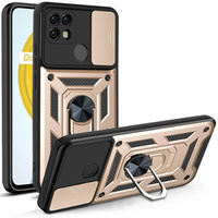 Case for Realme C21Y / C25Y, CamShield Slide, gold