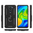 Armor Case for Xiaomi Redmi Note 9, Nox Case Ring, black