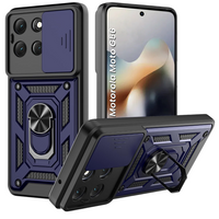 Armoured case for Motorola Moto G56 5G, CamShield Slide, blue