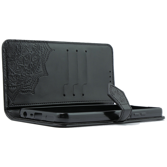 Flip case for Oppo A79 5G, Mandala, black