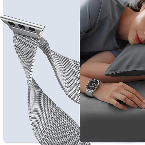 Milanese bracelet for Apple Watch 1/2/3/4/5/6/7/8/SE (38/40/41 MM) - Silver