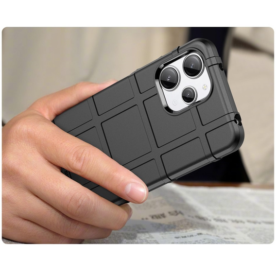 Case for Xiaomi Redmi 12 4G, Rugged Shield, black