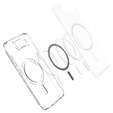 Spigen MagSafe Case for Iphone 16E, Ultra Hybrid, transparent / white + 9H Tempered Glass