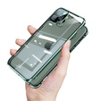 Case for iPhone 11 Pro, Magnetic Dual Glass, green