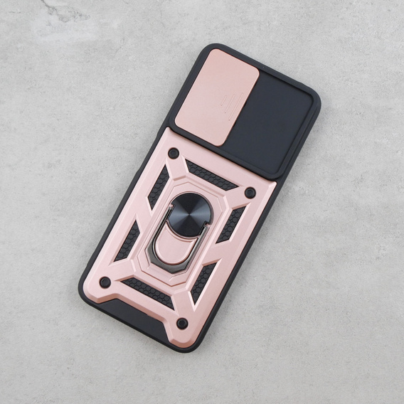 Case for Xiaomi Redmi 12, CamShield Slide, pink rose gold