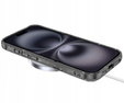 Case for iPhone 16 Pro, ERBORD Glitter MagSafe, black + Screen Glass