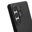 MELKCO case for Samsung Galaxy S25 Ultra, leather, black