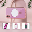 Case for iPhone 16 Plus, Electro MagSafe, pink + Screen Glass