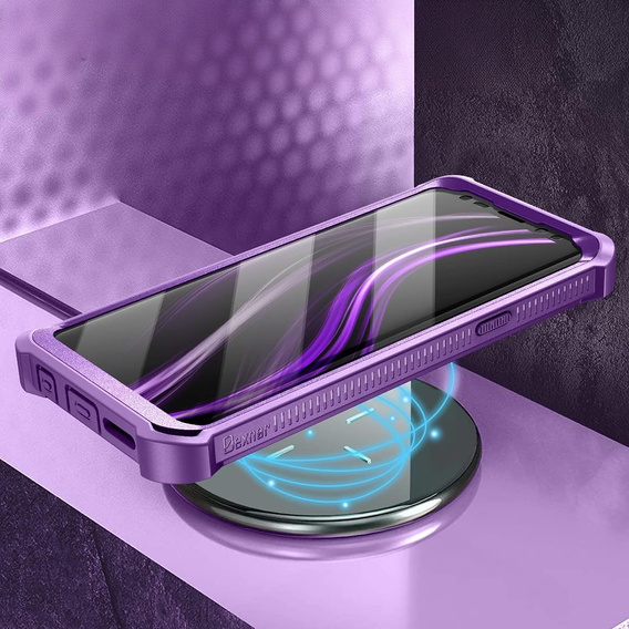 Armored case for Samsung Galaxy S9, Dexnor Full Body, purple