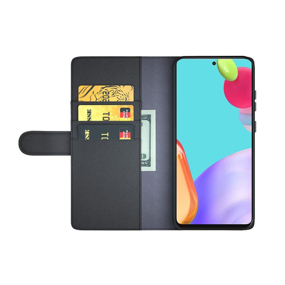 Flip case for Samsung Galaxy A52 / A52s, Split Leather, blue
