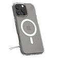 Spigen MagSafe Case for iPhone 16 Pro Max, Ultra Hybrid, transparent / white + 9H Tempered Glass