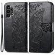 Flip case for Samsung Galaxy A13 4G, Butterfly, black