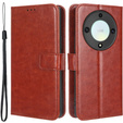 Flip case for Honor Magic 5 Lite, Crazy Horse Wallet, brown