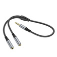 Hoco UPA21 2-in-1 AUX audio cable – 3.5 mm jack splitter